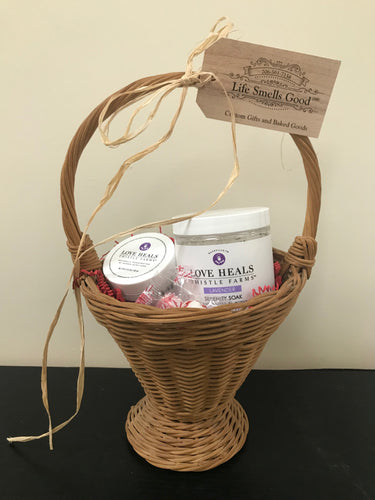 Lavendar Gift Basket